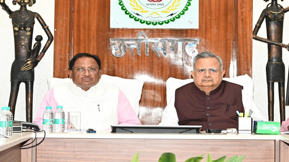 नवा रायपुर के सेक्टर-19 में 51 एकड़ भूमि पर छत्तीसगढ़ की नवीन विधानसभा का निर्माण तीव्र गति से जारी है……